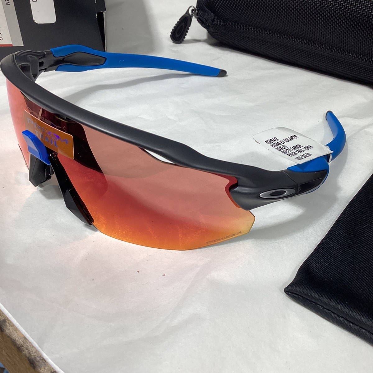 Oakley Radar EV Advancer Prizm Road Sunglasses - Polished Black