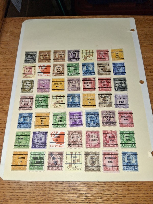 SL 2400/ 49 Used US Precancel Stamps us stamps collections lots