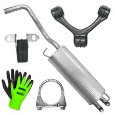 Auspuff Endschaldämpfer Endtopf für Audi A3 8L Fließheck 1.6 (1996-06/2003)