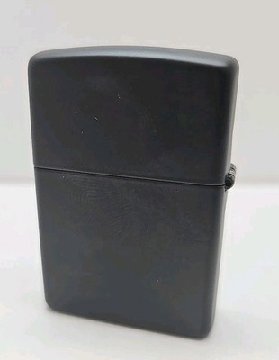 Zippo 218 Classic Plain Matte Black Windproof Pocket Lighter / Sturmfeuerzeug 