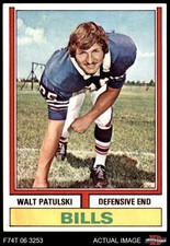 1974 Topps #79 Walt Patulski Bills Notre Dame 6 - EX/MT