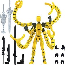 Titan 13 Action Figure 3D Printed T13 Multi-Jointed Movable Robot  Full Set