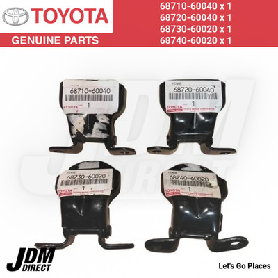 TOYOTA ORIGINAL LEVIN TRUENO AE86 LAND CRUISER TÜRSCHARNIERE 4er Set OEM NEU