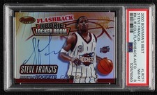 2000-01 Bowman's Best Steve Francis #LRCF1 PSA 8 Auto 1fl4