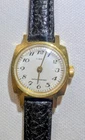 Vintage Ladies Watch Timex 5532102377 Mechanical Wind Up NOS Black Band Runs
