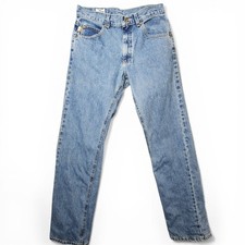 Vintage Lee Dungarees Straight Leg Jeans Men 29x32 (Fits 28x32) Made in USA READ