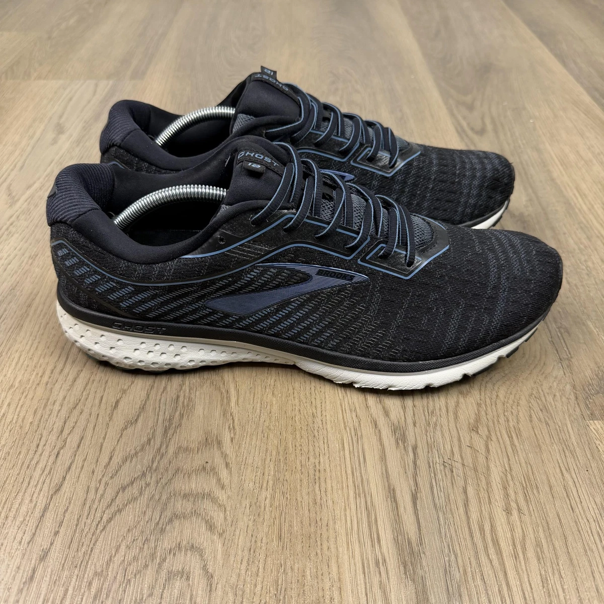 Brooks Ghost 12 Mens Running Shoes Black Grey Blue 1103161D058 Size 11 Medium D Brooks Ghost 12 Men main image 4