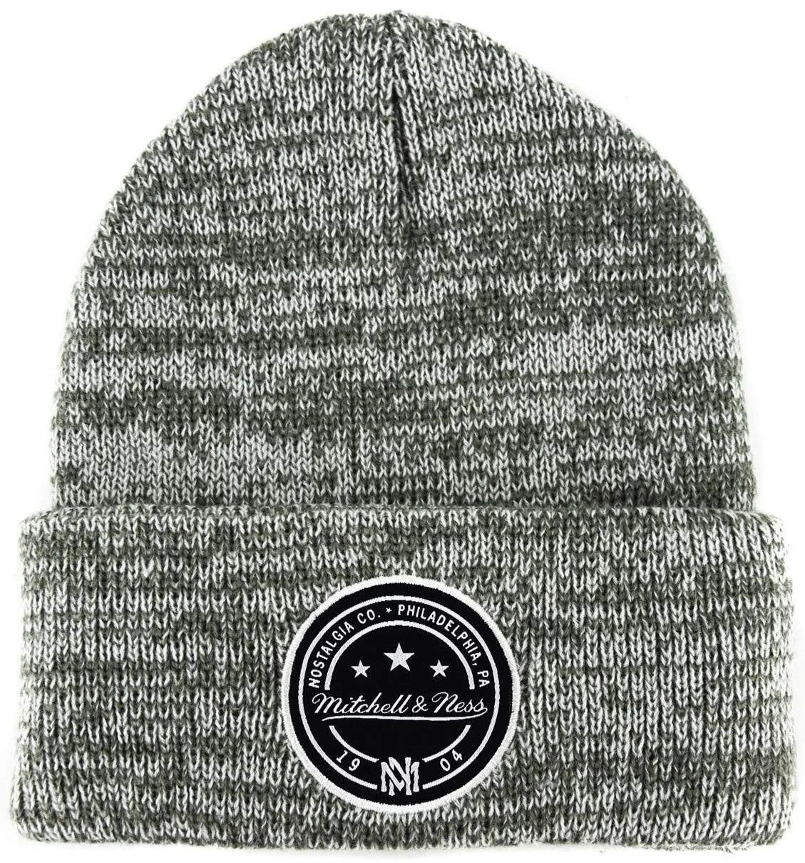 Mitchell & Ness The Hud Patch Cuff Beanie Gray