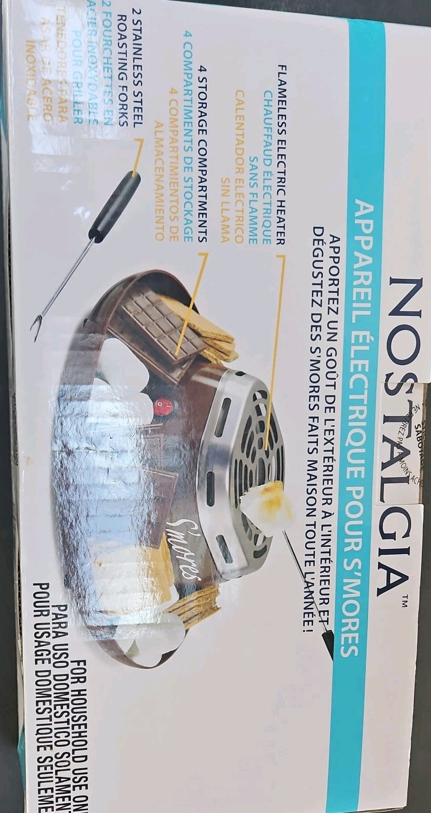 New Nostalgia Electric S’mores Maker New
