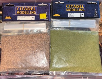 Warhammer Citadel Miniatures Scale Modelling Flock & Gravel Original OOP 2001