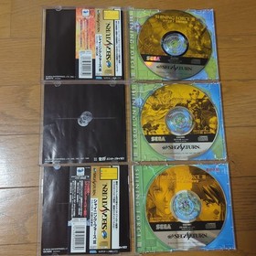 Shining Force III Scenarios 1, 2 & 3 Complete Set Sega Saturn 14+