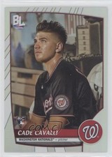 2023 Topps Big League Uncommon Rainbow Foil Cade Cavalli #208 1al0