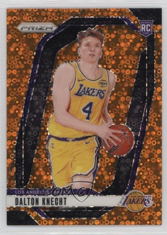 2024-25 Panini Prizm Fast Break Orange Prizm /125 Dalton Knecht #238 Rookie RC