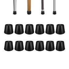5/8" Round Rubber Chair Leg Tips Caps, 16 Pack Small Chair Leg Floor Protecto...
