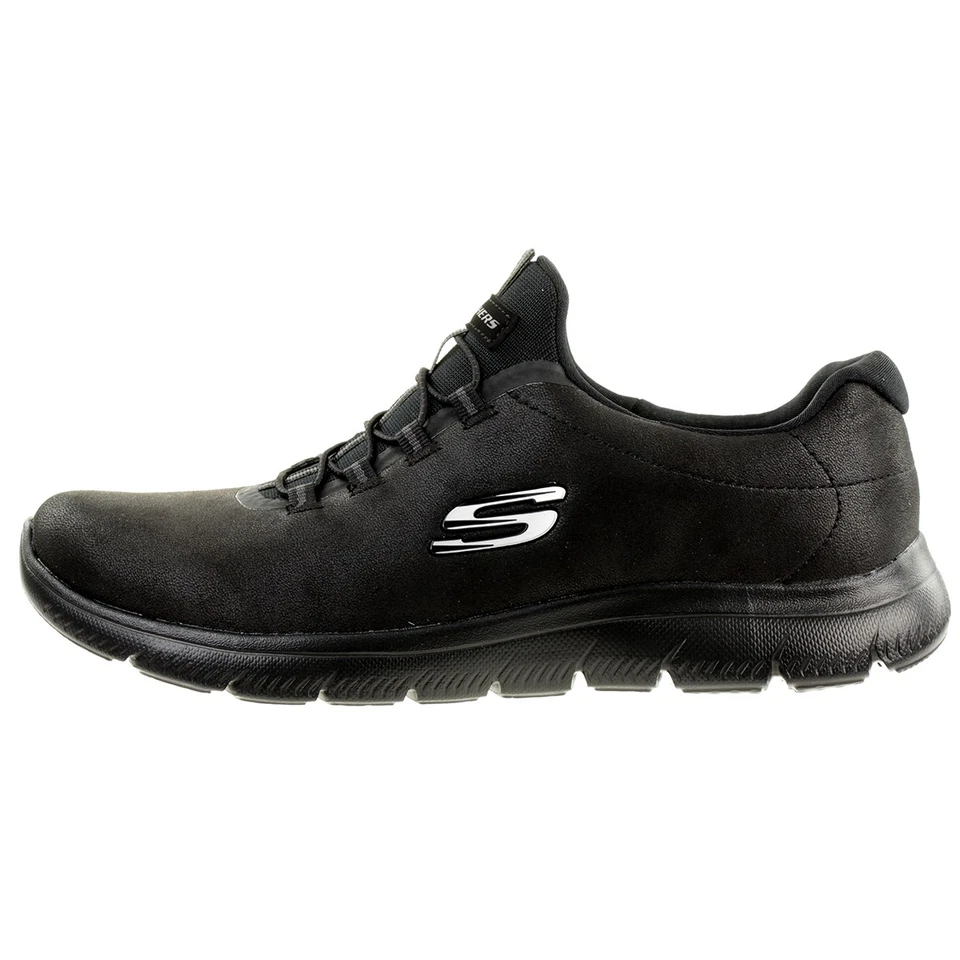 Skechers Sport Womens SUMMITS ITZ BAZIK Baskets Noires BBK - Photo 3/4