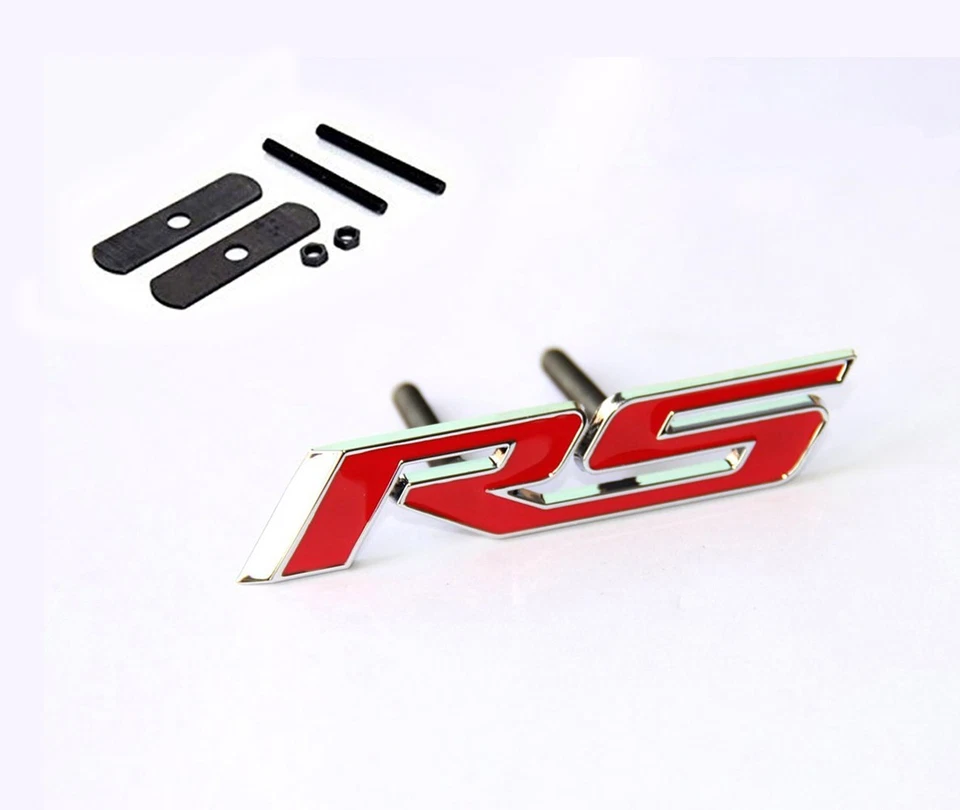 Rejilla roja RS + calcomanía insignia emblema RS para Camaro Foto 2 de 3