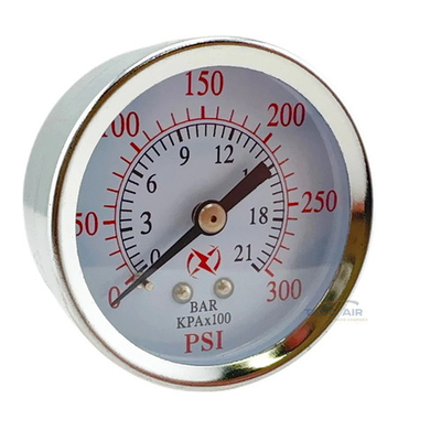 #ad 300 PSI Pressure Gauge Back Mount 1 4quot; NPT 2quot; Face Air Water Oil Gas $8.95
