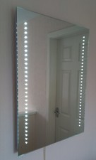 Large LED Bathroom Mirror   Sensor Switch, Shaver Socket and Demister 800 x 600