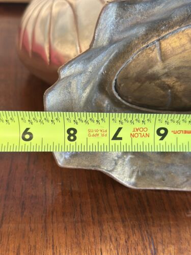 Solid Brass Fibonacci Nautilus Shell, Golden Ratio 10” x 9” x 6” Polished - Picture 10 of 13