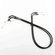 A pair X Throttle Cable For YAMAHA V-STAR650 CLASSIC/SILVERADO 2001-2010