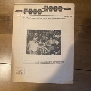 Foosball Collectable Foosnews Tournament Soccer Table Soccer