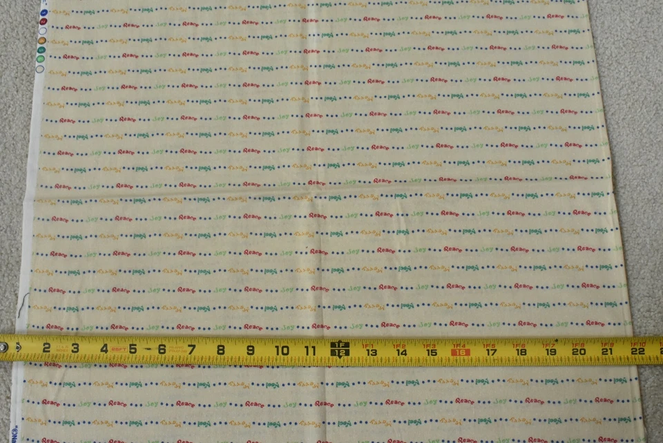 31" Long, Christmas Theme on Tan Quilt Cotton, AvLyn/Smith & Milligan, P6133 - Image 3 of 4