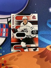 2022-23 SP Game Used Hockey Jordan Spence Jersey Relic Rookie