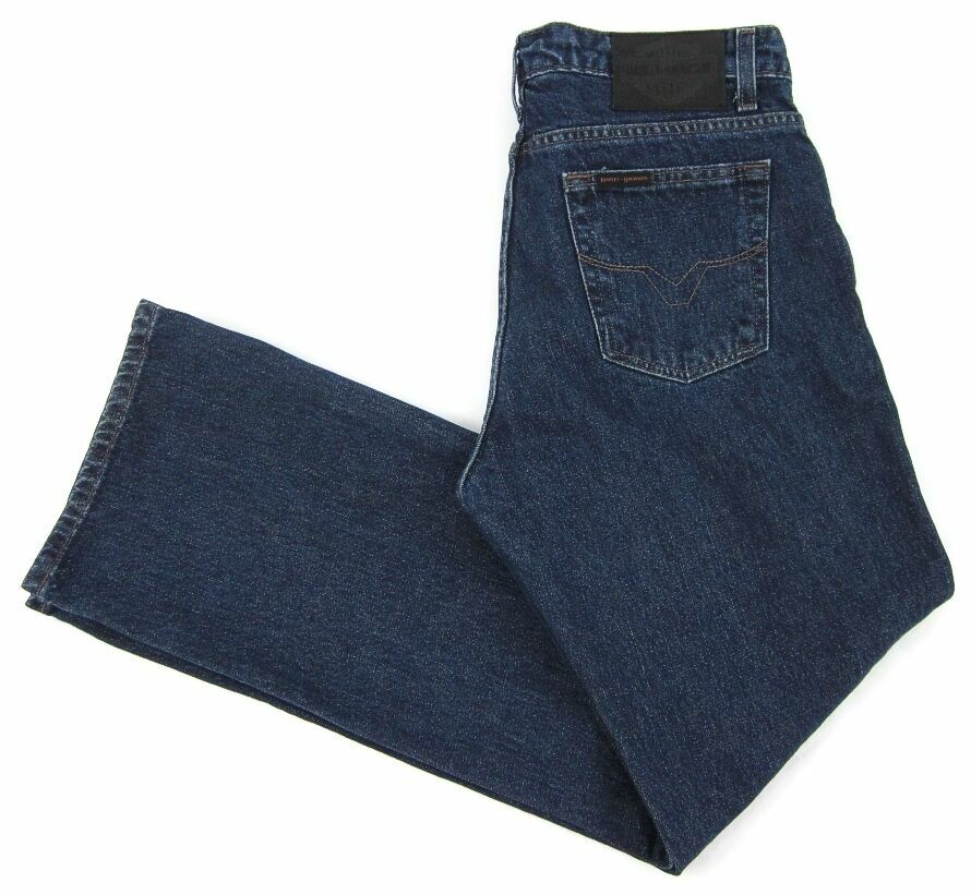 HARLEY-DAVIDSON CLASSIC DENIM BLUE JEANS WOMEN'S 10 PETITE, 99177