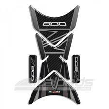 Tank Pad for Kawasaki Z800 gray tones, mod. "Shark"+2