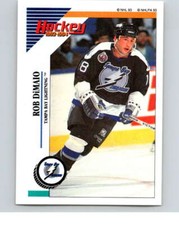 1993-94 Panini Stickers Hockey  #218 Rob DiMaio  Tampa Bay Lightning V83795