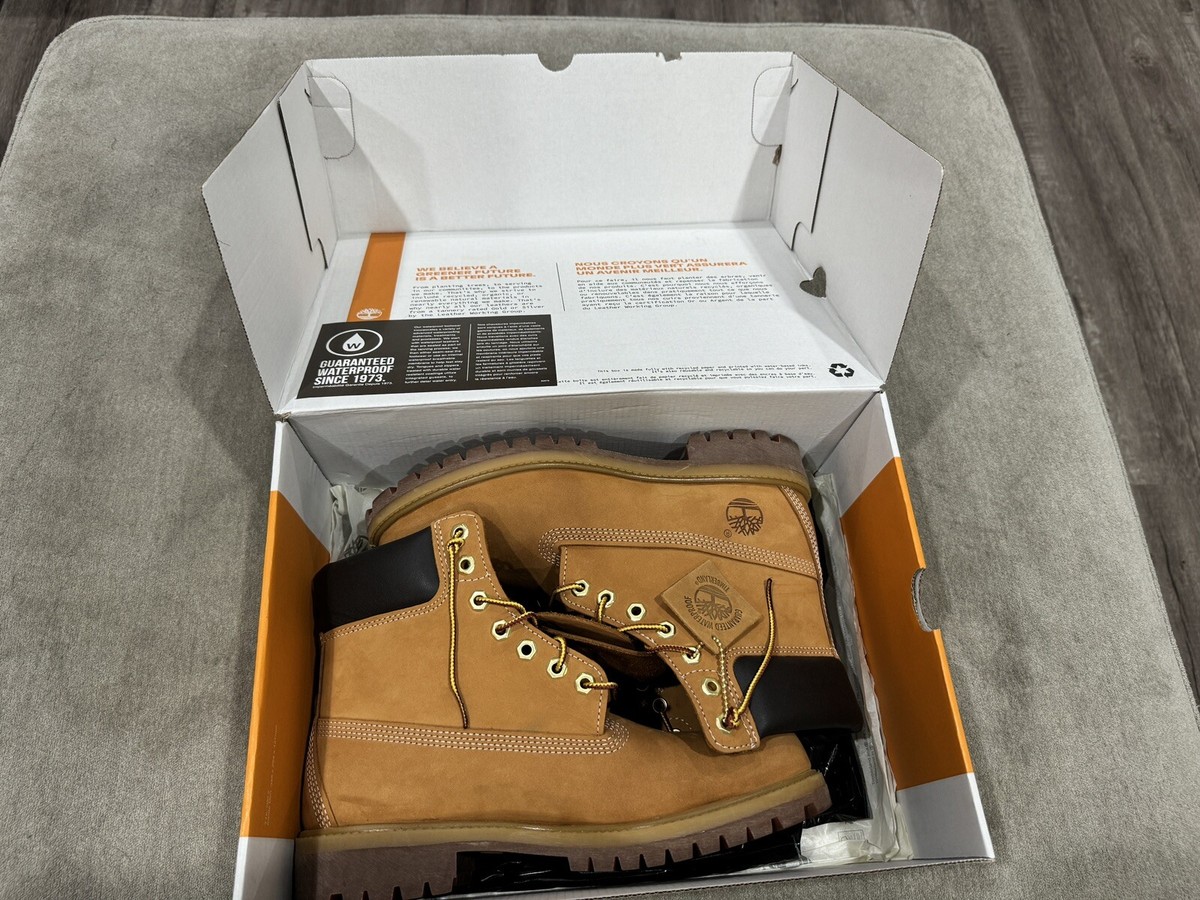 Timberland 6inch BOOT 箱あり Timberland Men's 6 inch Premium Waterproof Boot - Wheat, US 8