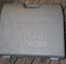 Ryobi Gray Hard Plastic Molded Carrying Case for Drill (case only) - Very Good