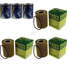 3x Original MANN Ölfilter HU 9001 x + 3x SCT Motor Flush Motorspülung