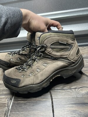 Hi-Tec Men's Bandera Mid Waterproof Hiking Boots, Bone/Brown/Mustard, Size 11.5 