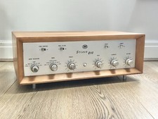 Amplificatore stereo alta fedeltà a valvole SBR 210, radio Société Belge, vintage 1965