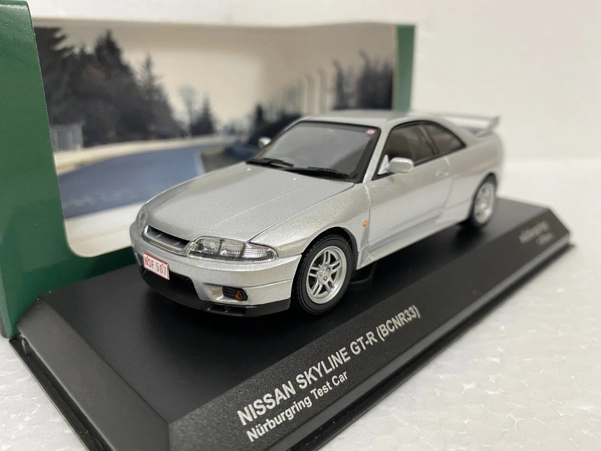 1 43 KYOSHO NISSAN SKYLINE R33 GT R NURBURGRING TEST scale diecast model car