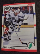 1990 Score Canadian  #89 John Tonelli - Los Angeles Kings Hockey Card