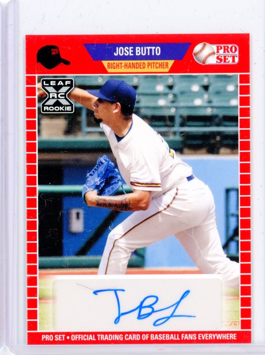 2021 Leaf Pro Set Draft JOSE BUTTO AUTO Autograph RC Rookie New 