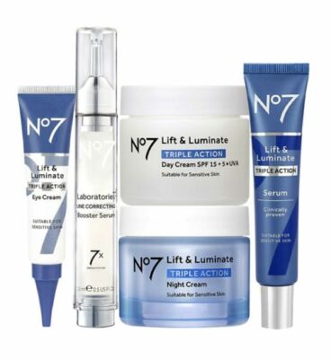 Boots No7 Lift Luminate Line Correcting Regime Serum Day Night