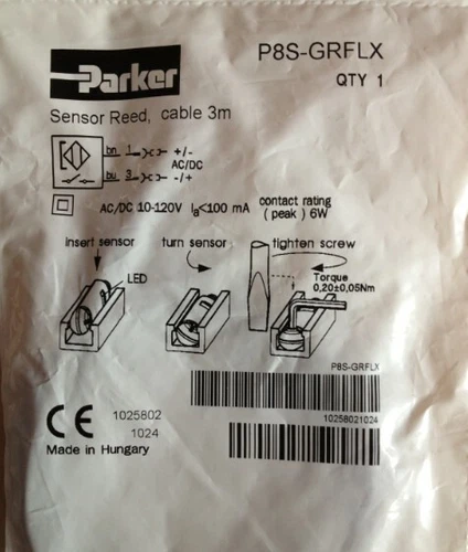 In Stock NEW Parker P8S-GRFLX Pneumatic Electronic Sensor #A
