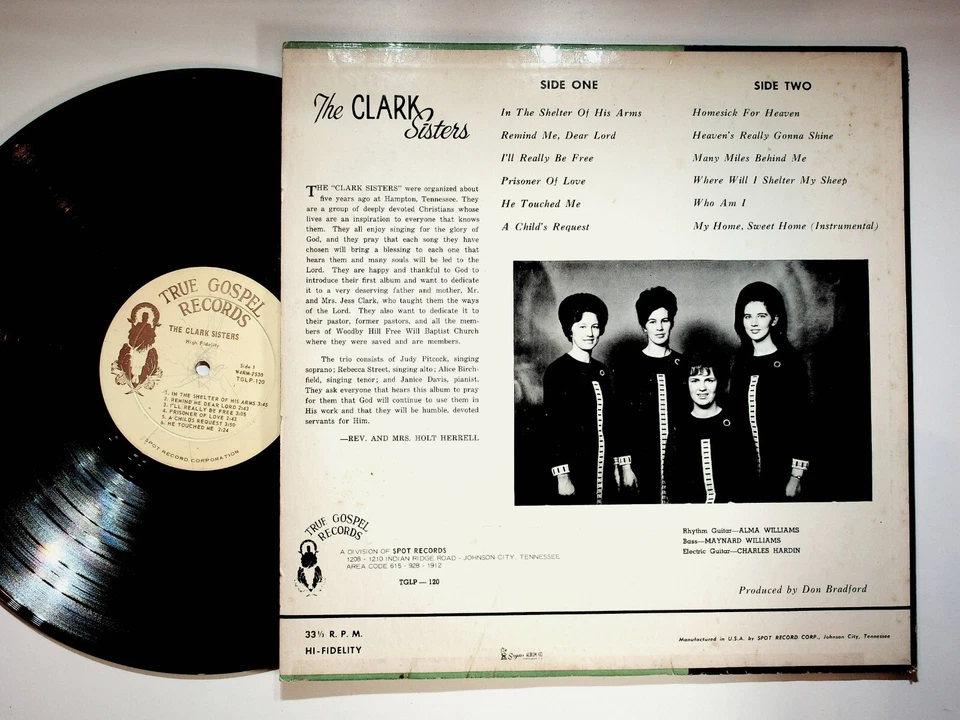 The Clark Sisters Remind Me Dear Lord Southern Gospel Christian Vinyl LP Record Foto 2 de 4