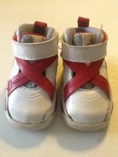 Nike Air Jordan 467810 Baby Toddler White Red High Tops Size 3 3C shoes Infant 