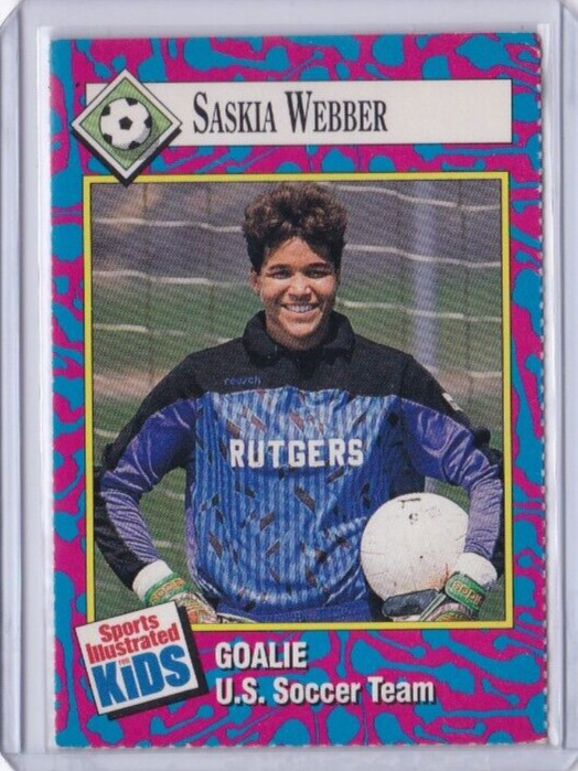 1993 Sports Illustrated SI for Kids, #182 SASKIA WEBBER (IDO1)