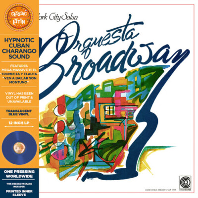 New York City Salsa-Translucent Blue by Orquestra Broadway (Record, 2024)