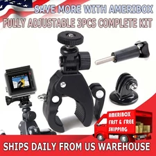 Bike Handlebar MOUNT for Gopro Hero 6 5 4 3 HD Camera Seatpost Pole Roll Bar 