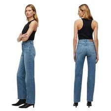 Madewell The 90s Straight Leg Jean Womens 26 Rondell Wash Blue Denim NWT 128