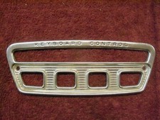 1958 Mercury Dash Transmission Keyboard Control Bezel Few-15821-g