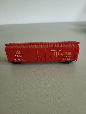 VTG HO SCALE TYCO SANTA FE A.T.S.F. 49277 THE ROUTE OF EL CAPITAN BOX CAR-NO BOX