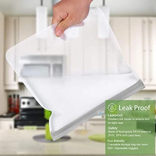 SPLF Reusable Freezer Bags - Thumbnail 4