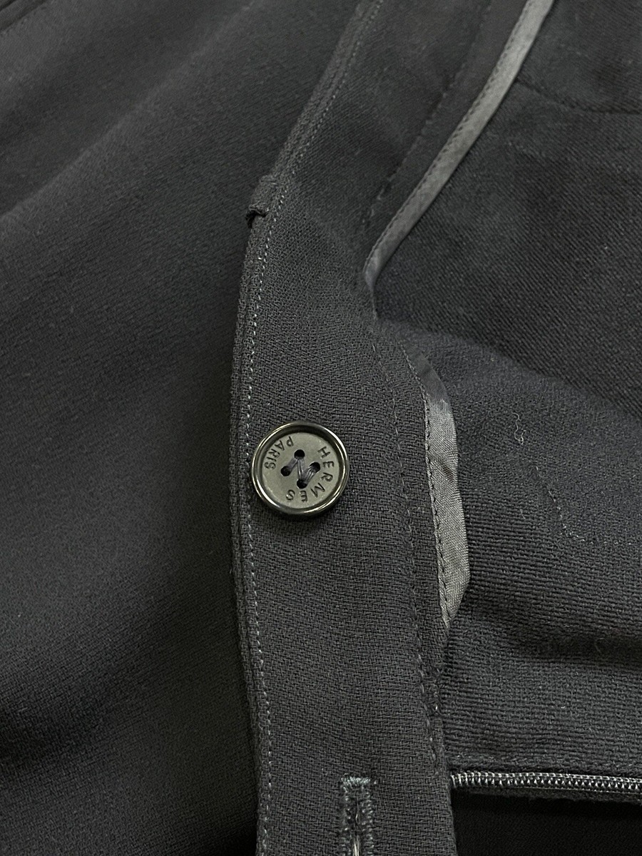 Vintage Hermes Paris Trousers Wool Pants Black Size 42 | eBay Vintage Hermes Paris Trousers Wool Pants Black Size 42 | eBay
